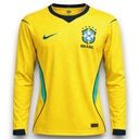 Camiseta Brasil 2026-2027 Local Manga Larga
