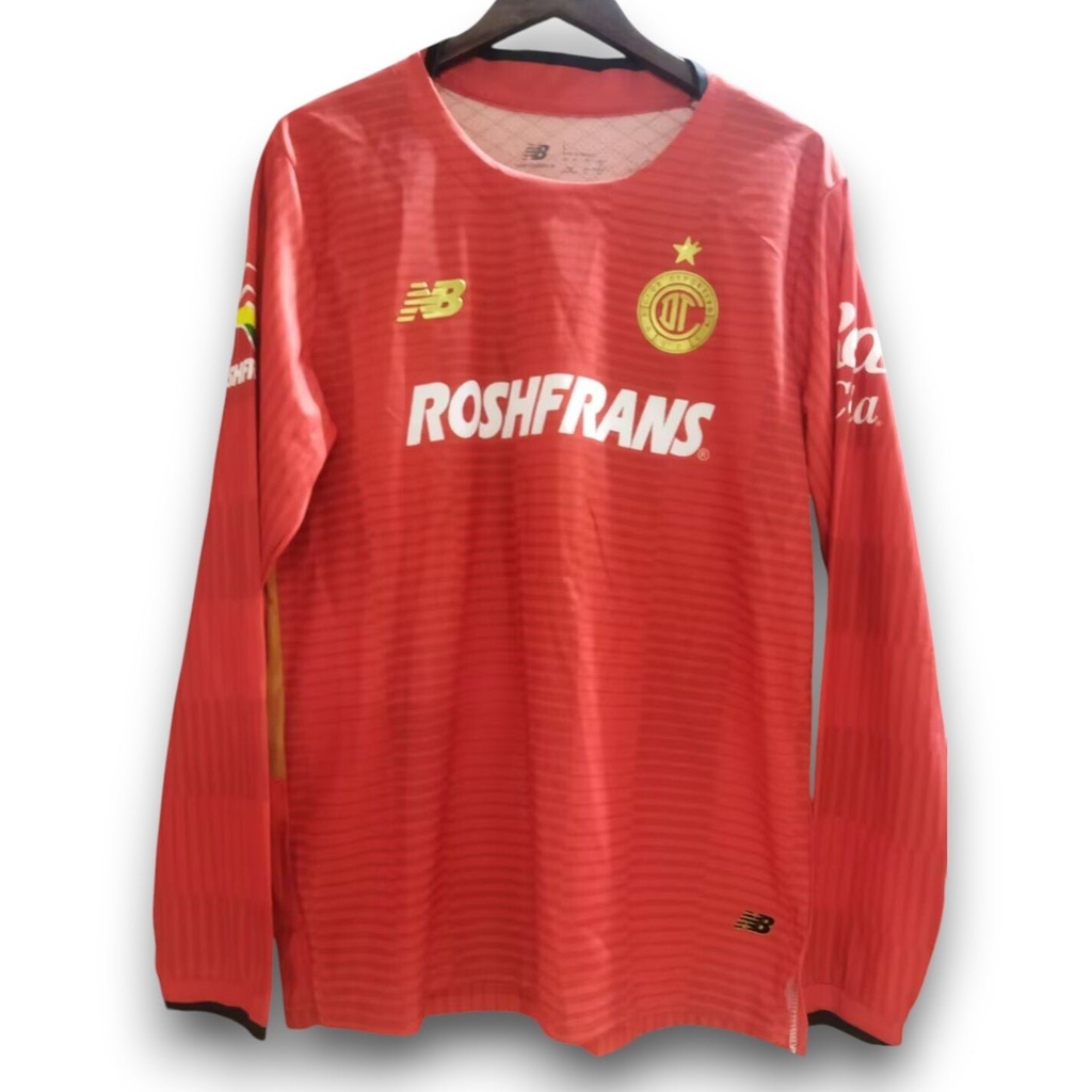 Camiseta Deportivo Toluca 2025-2026 Local Manga Larga