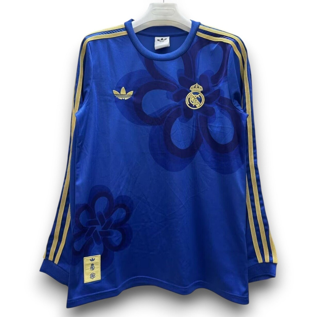 Camiseta Real Madrid 2025-2026 Prepartido Manga Larga