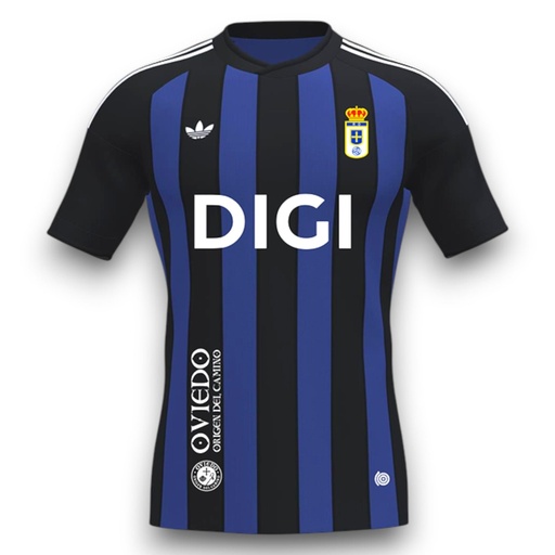 Camiseta Real Oviedo 2025-2026 Retro