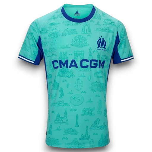 [651] Camiseta Olympique Marsella 2025-2026 Portero Cuarta