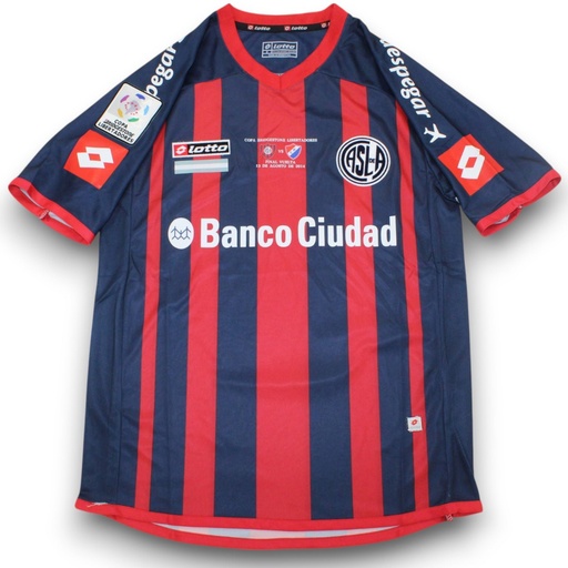 Camiseta Club Atlético San Lorenzo de Almagro 2014-2015 Final Copa Lib