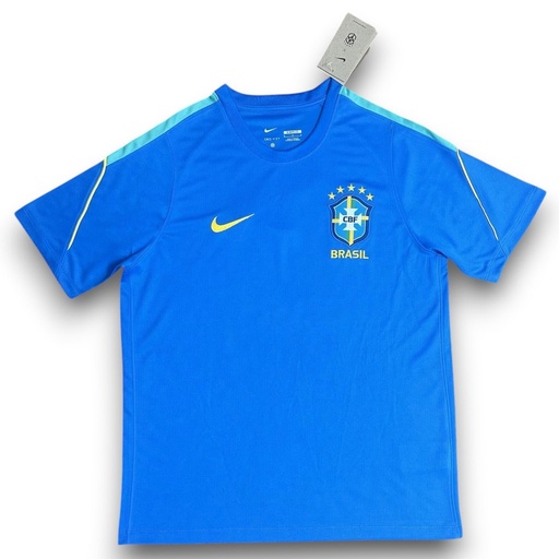 [1037] Camiseta Brasil 2026 Azul Entrenamiento